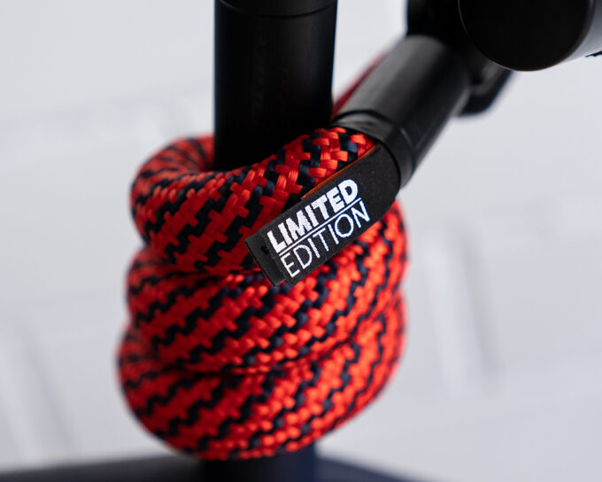 tex–lock special edition 2022 eyelet red belly wrapped around seat post