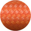colour circle orange textile strands