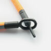 Schließbolzen des tex–lock mate in acid orange durch Metallöse
