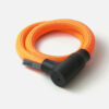 tex–lock orbit in acid orange, ineinander gewickelt und verschlossen