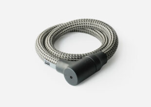 tex–lock orbit in electric grey, ineinander gewickelt und verschlossen