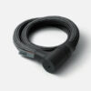 tex–lock orbit in onyx black, ineinander gewickelt und verschlossen