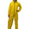 raijn men sunflower yellow Regenanzug von vorne