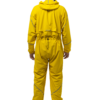 raijn men sunflower yellow Regenanzug von hinten