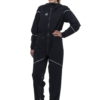 raijn women black Regenanzug von vorne