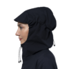 raijn women black mit aufgesetzter Kapuze