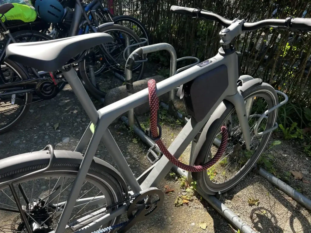 tex–lock eyelet in chateau red als E-Bike Schloss am Lemmo One