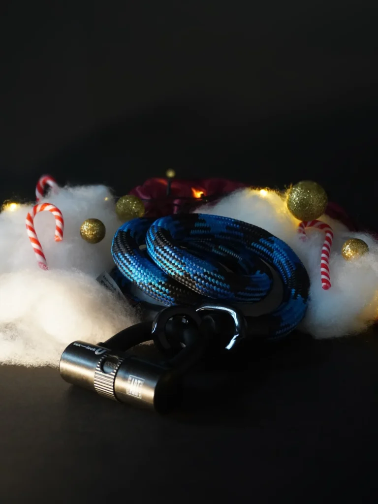 tex–lock eyelet in morpho blue vor Weihnachtsdeko