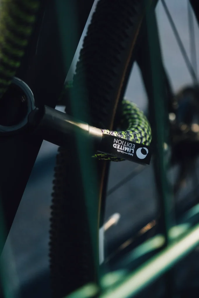 tex–lock limited edition an Hinterrad und Rahmen